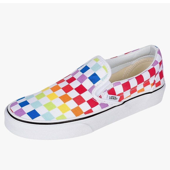 Vans Classic Checkerboard Slip-on Shoe Size 7 women’s/mens size 5.5 NWOB - Picture 5 of 6